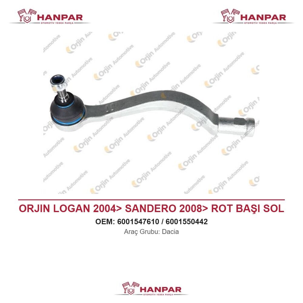 ORJIN LOGAN 2004> SANDERO 2008> ROT BAŞI SOL