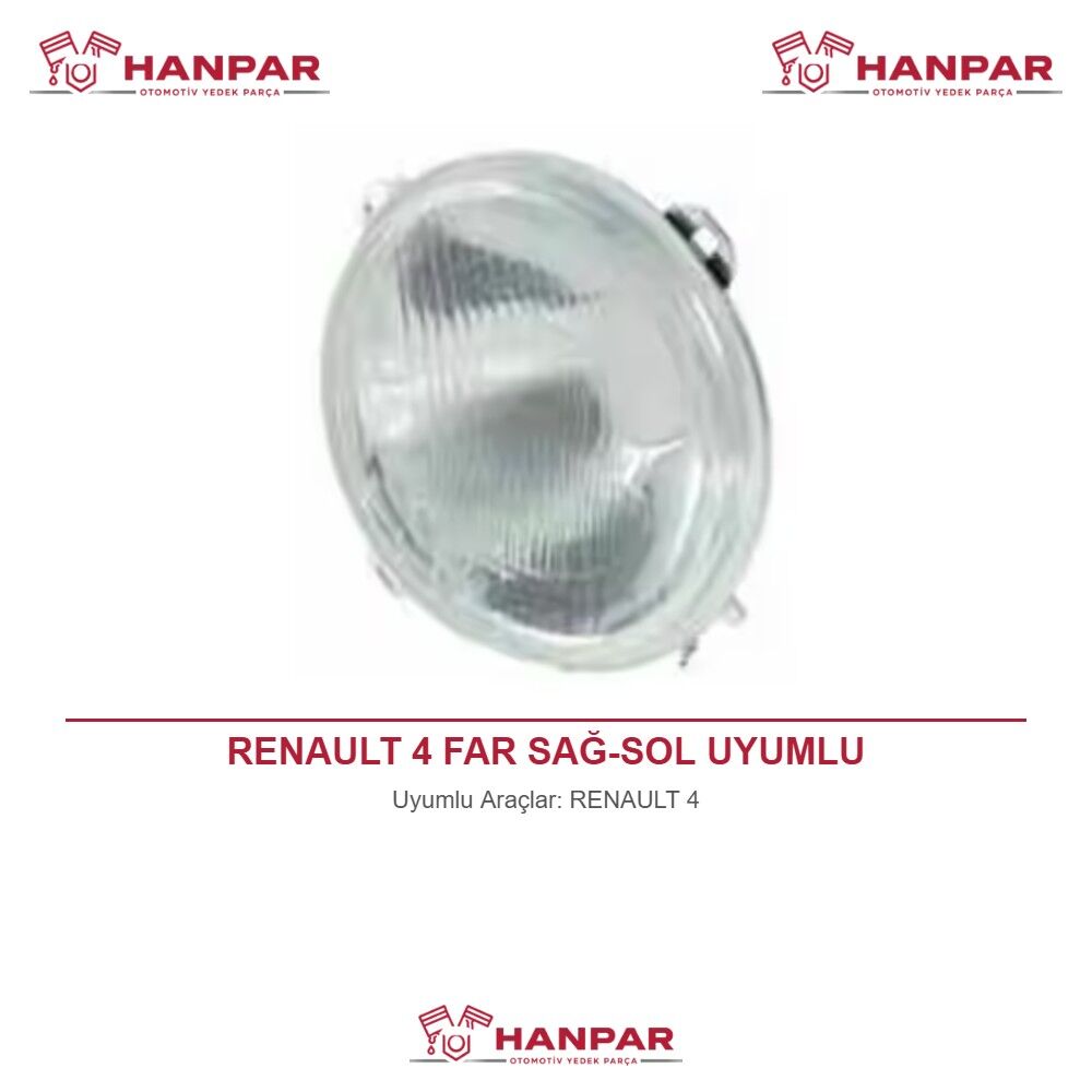 RENAULT 4 FAR SAĞ-SOL UYUMLU