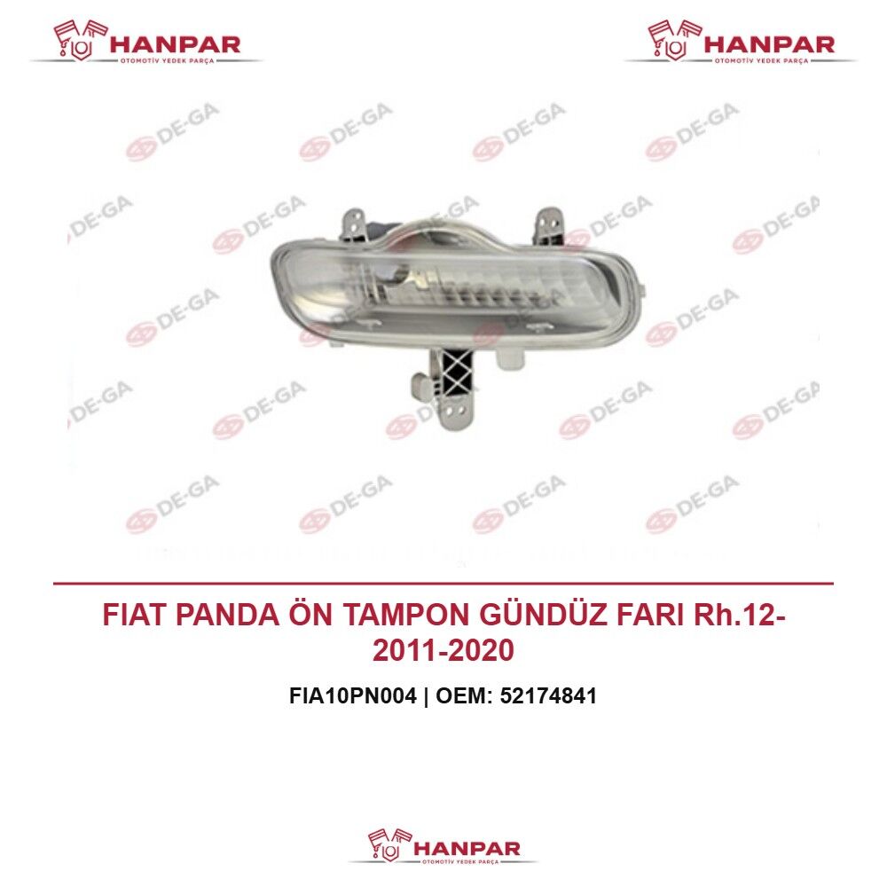 FIAT PANDA ÖN TAMPON GÜNDÜZ FARI Rh.12- 2011-2020
