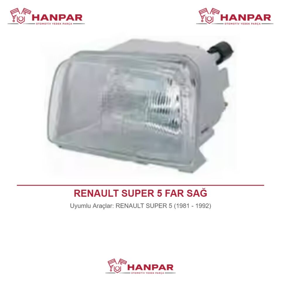 RENAULT SUPER 5 FAR SAĞ (1981-1992)