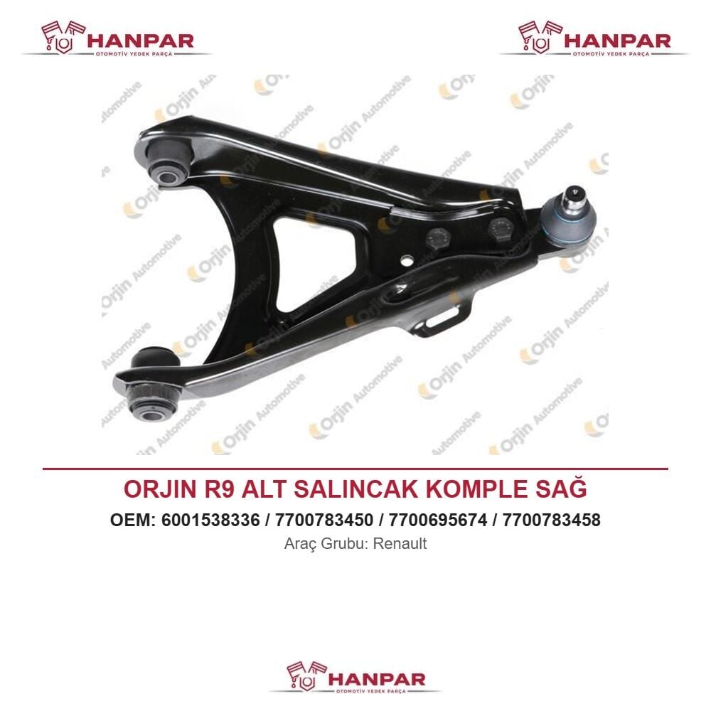 ORJIN R9 ALT SALINCAK KOMPLE SAĞ