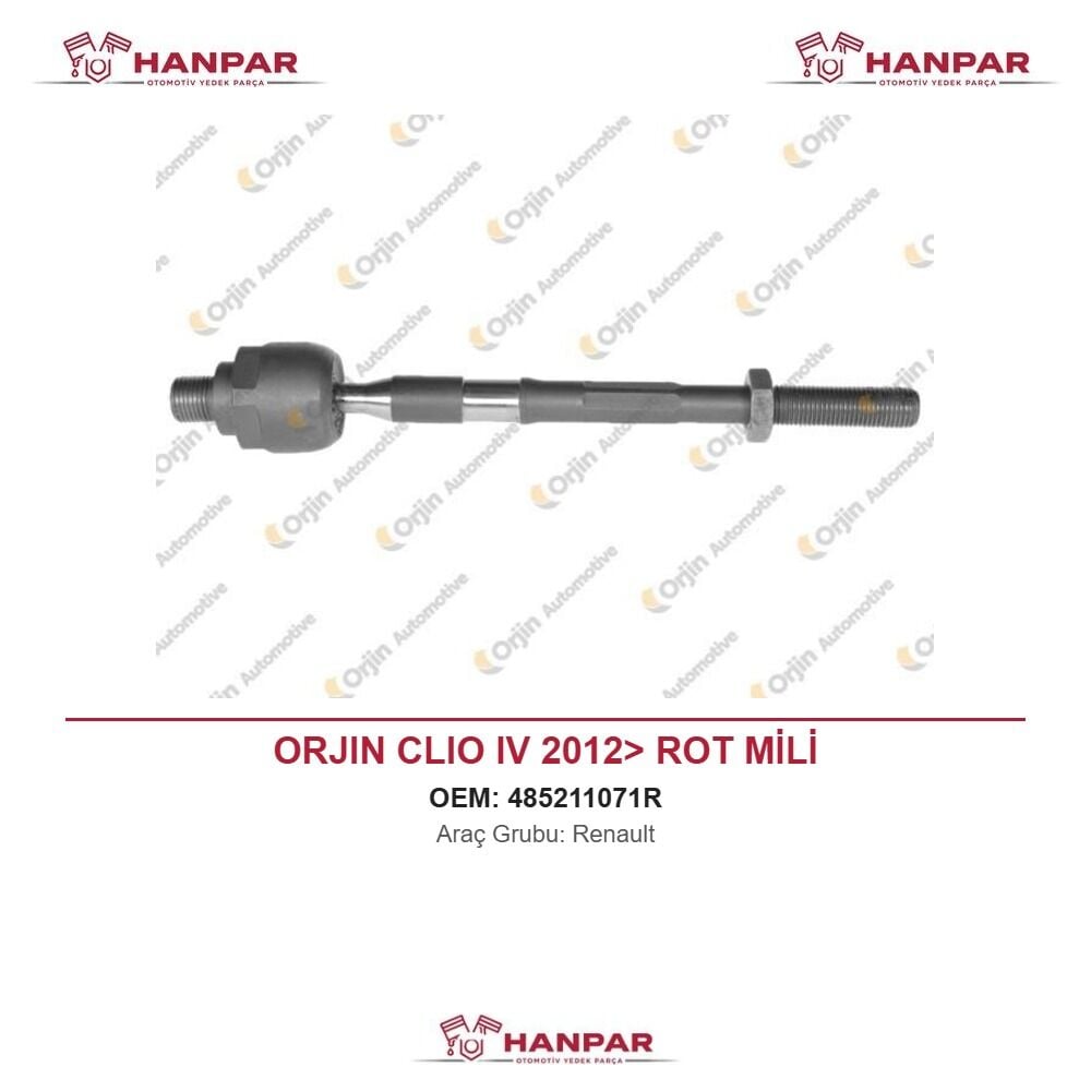 ORJIN CLIO IV 2012> ROT MİLİ