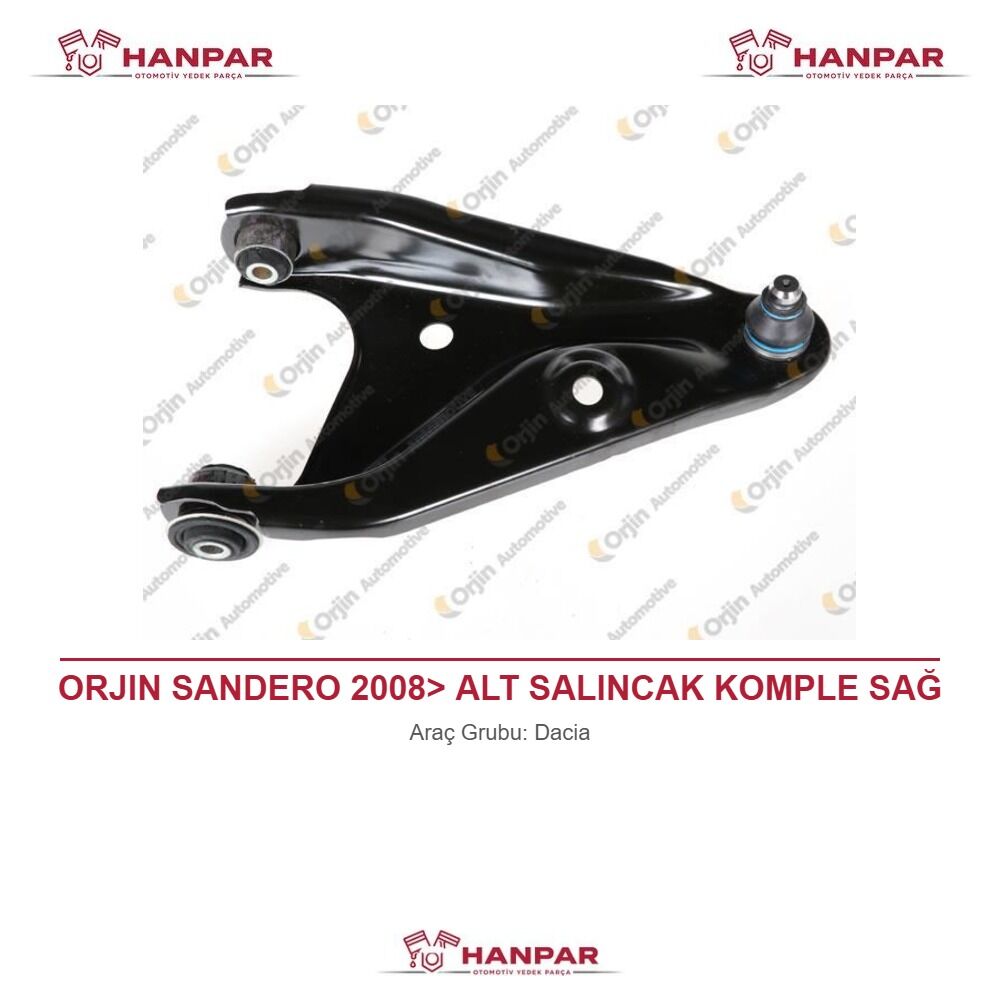 ORJIN SANDERO 2008> ALT SALINCAK KOMPLE SAĞ