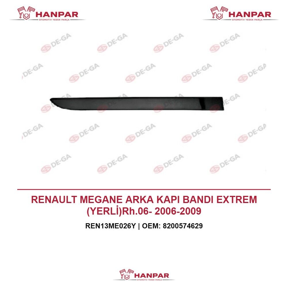 RENAULT MEGANE ARKA KAPI BANDI EXTREM (YERLİ)Rh.06- 2006-2009