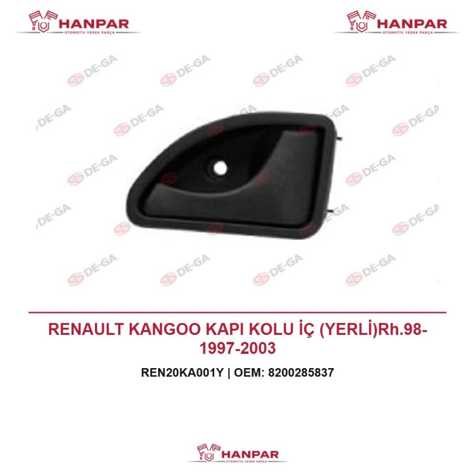 RENAULT KANGOO KAPI KOLU İÇ (YERLİ)Rh.98- 1997-2003