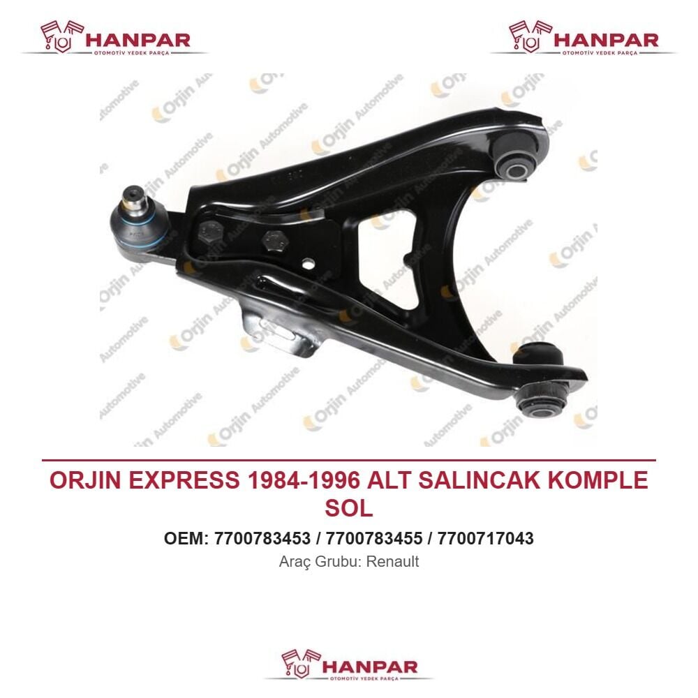 ORJIN EXPRESS 1984-1996 ALT SALINCAK KOMPLE SOL
