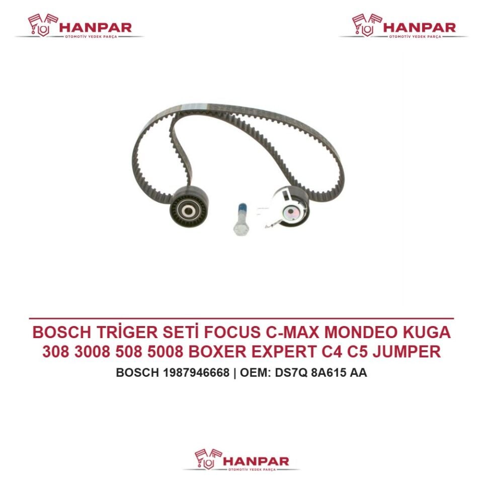BOSCH TRİGER SETİ FOCUS C-MAX MONDEO KUGA 308 3008 508 5008 BOXER EXPERT C4 C5 JUMPER JUMPY DS4 GRANDLAND PROACE 2.0 2.2 TDCI HDI 12-