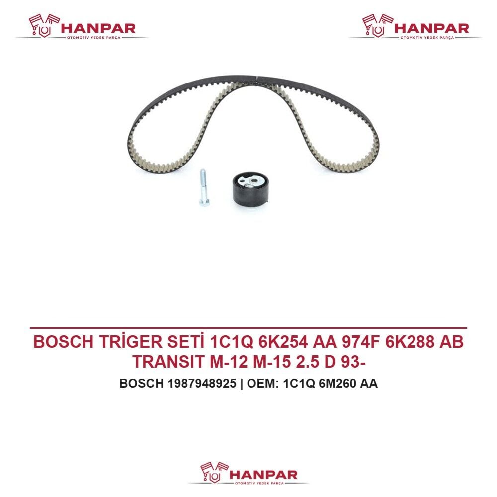 BOSCH TRİGER SETİ 1C1Q 6K254 AA 974F 6K288 AB TRANSIT M-12 M-15 2.5 D 93-
