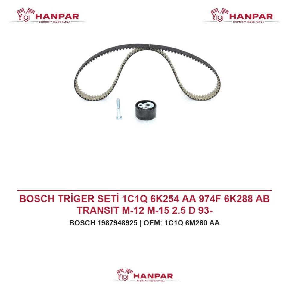 BOSCH TRİGER SETİ 1C1Q 6K254 AA 974F 6K288 AB TRANSIT M-12 M-15 2.5 D 93-