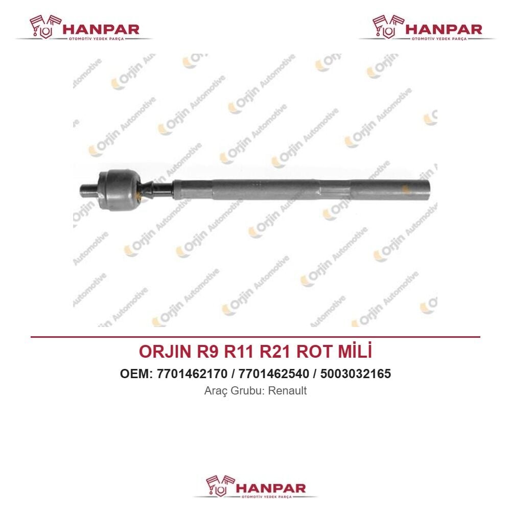 ORJIN R9 R11 R21 ROT MİLİ