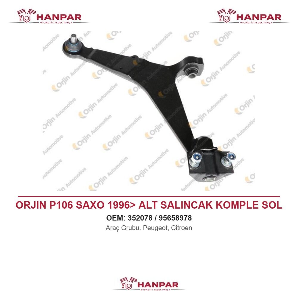 ORJIN P106 SAXO 1996> ALT SALINCAK KOMPLE SOL