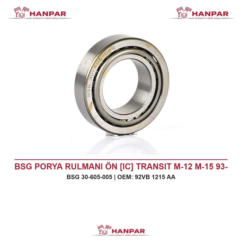 BSG PORYA RULMANI ÖN [IC] TRANSIT M-12 M-15 93-