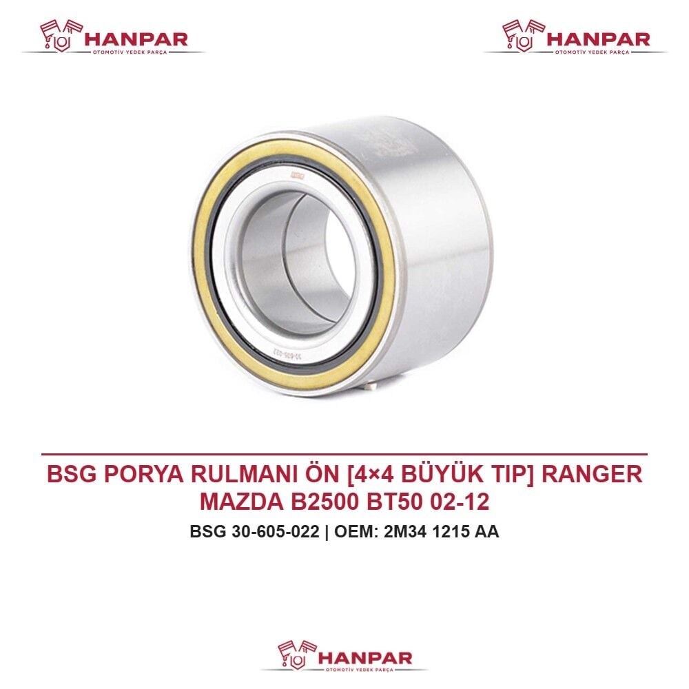 BSG PORYA RULMANI ÖN [4×4 BÜYÜK TIP] RANGER MAZDA B2500 BT50 02-12