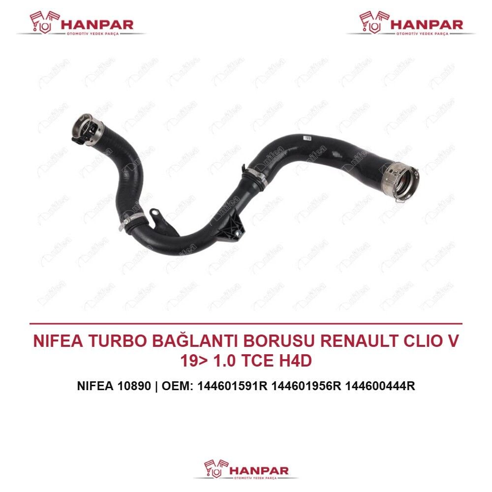NIFEA TURBO BAĞLANTI BORUSU RENAULT CLIO V 19> 1.0 TCE H4D