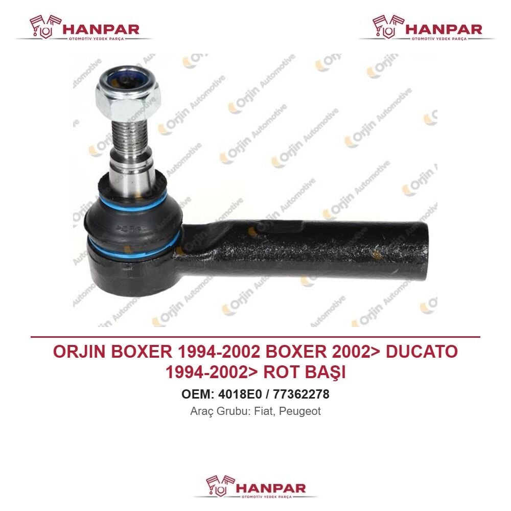 ORJIN BOXER 1994-2002 BOXER 2002> DUCATO 1994-2002> ROT BAŞI