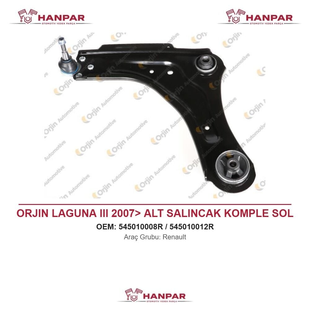 ORJIN LAGUNA III 2007> ALT SALINCAK KOMPLE SOL