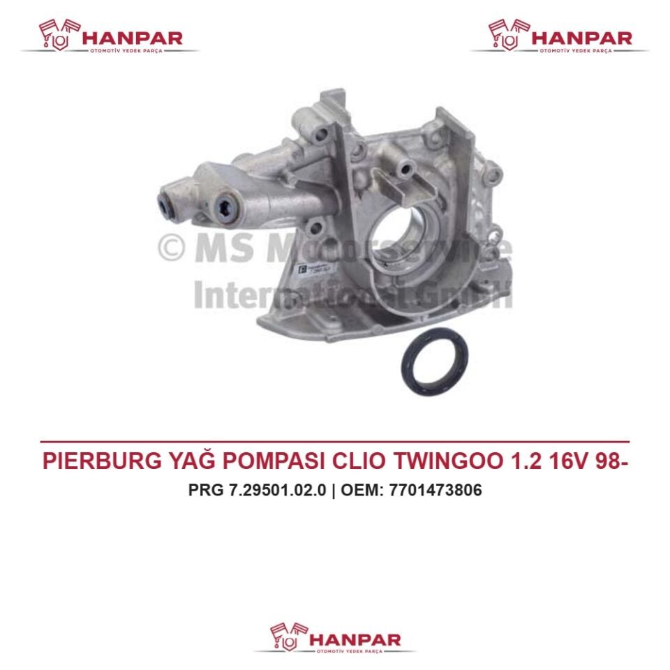PIERBURG YAĞ POMPASI CLIO TWINGOO 1.2 16V 98-
