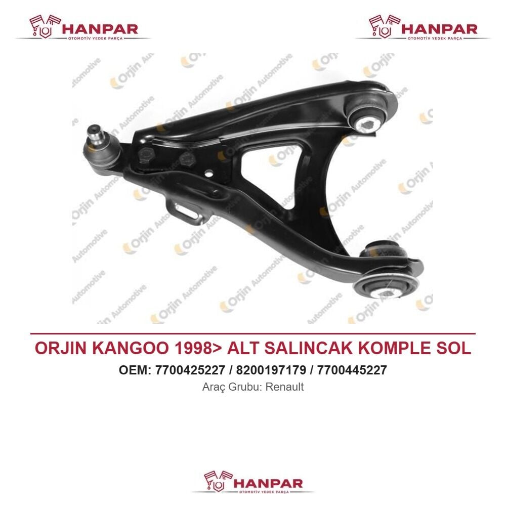 ORJIN KANGOO 1998> ALT SALINCAK KOMPLE SOL