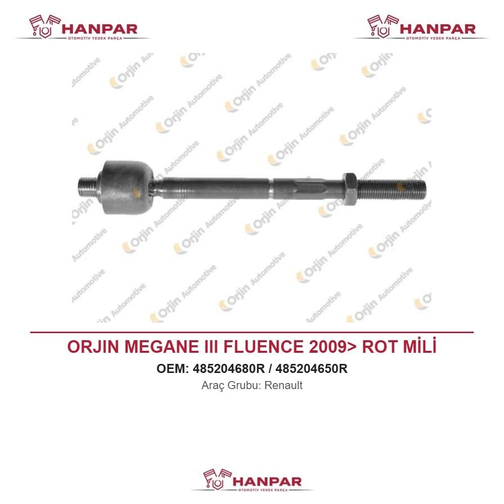 ORJIN MEGANE III FLUENCE 2009> ROT MİLİ