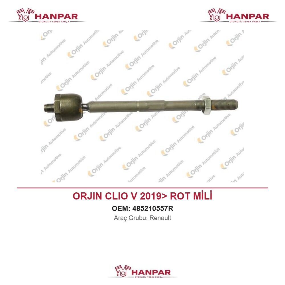 ORJIN CLIO V 2019> ROT MİLİ