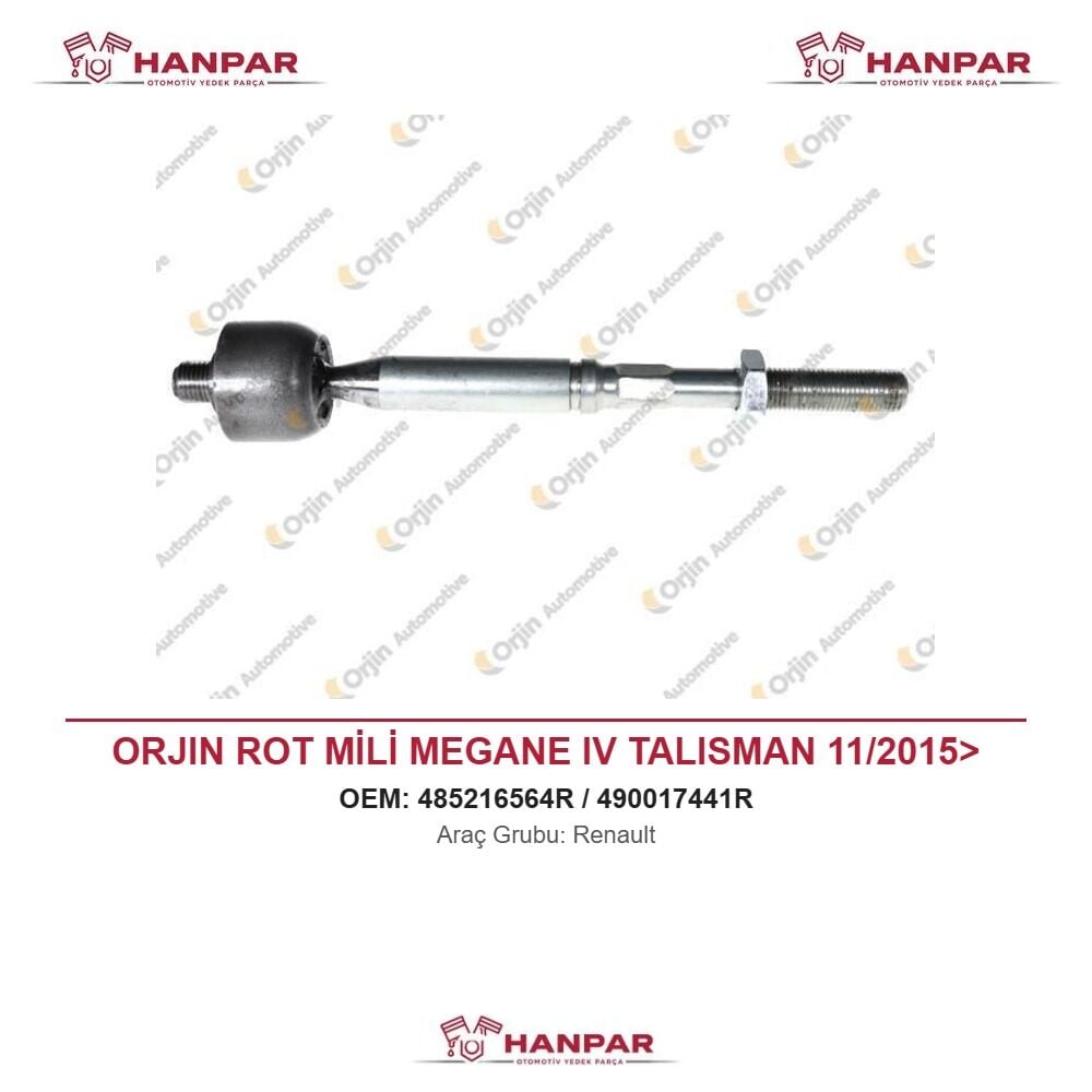 ORJIN ROT MİLİ MEGANE IV TALISMAN 11/2015>