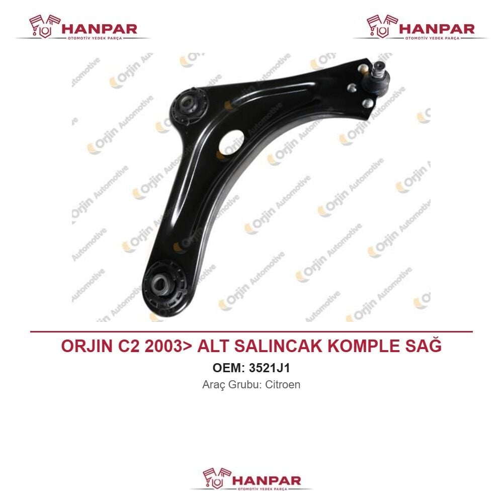 ORJIN C2 2003> ALT SALINCAK KOMPLE SAĞ