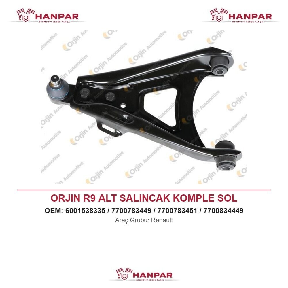 ORJIN R9 ALT SALINCAK KOMPLE SOL