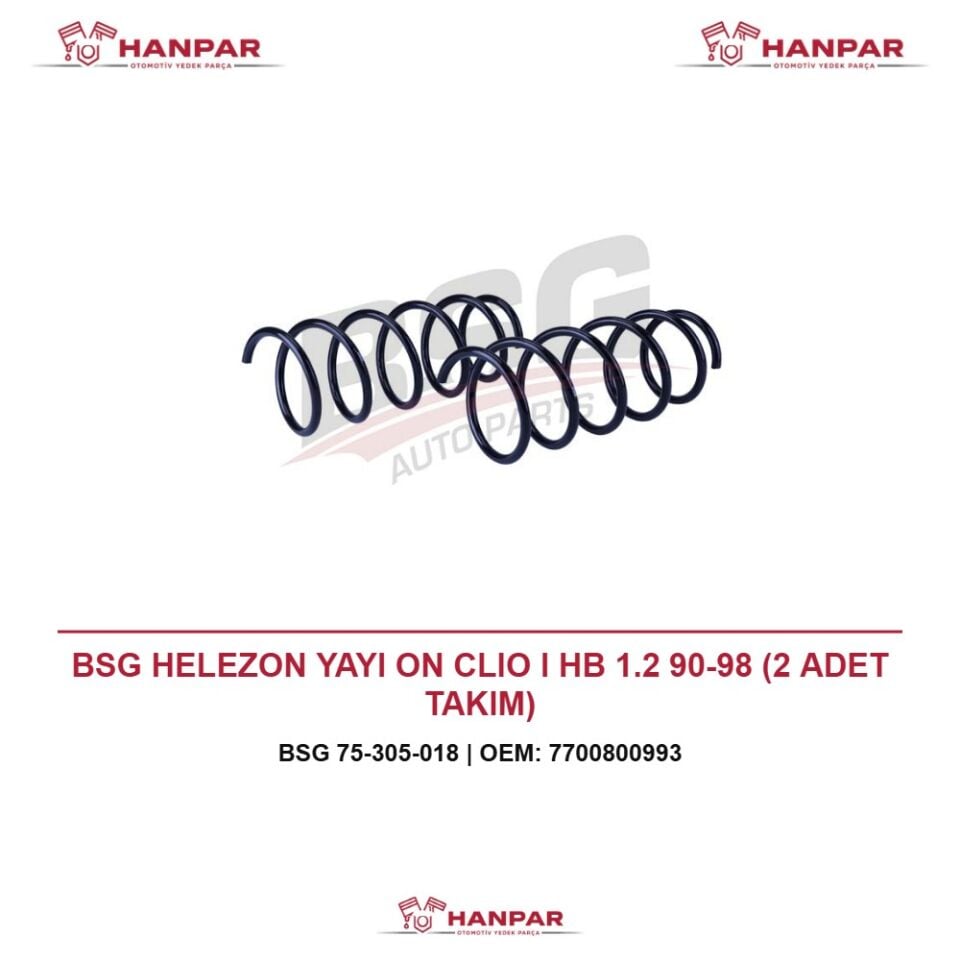 BSG HELEZON YAYI ON CLIO I HB 1.2 90-98 (2 ADET TAKIM)