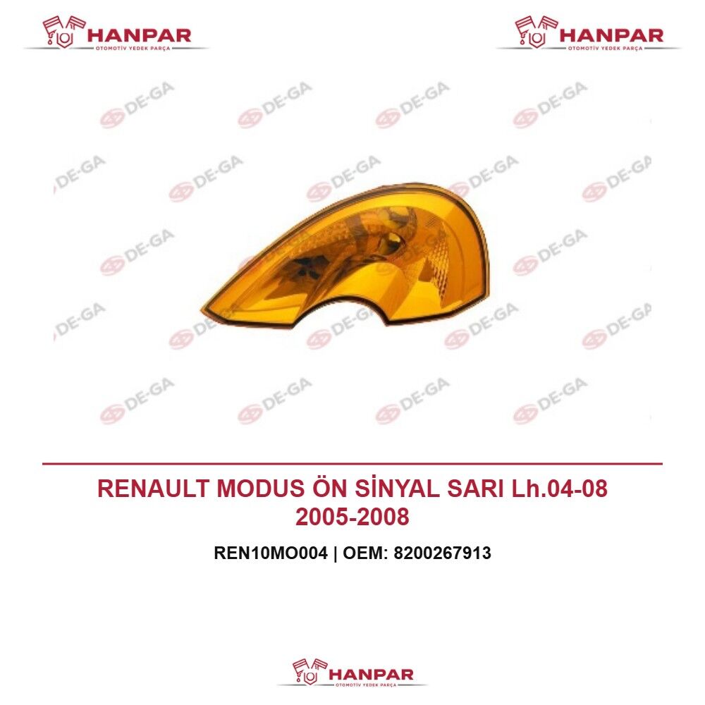 RENAULT MODUS ÖN SİNYAL SARI Lh.04-08 2005-2008