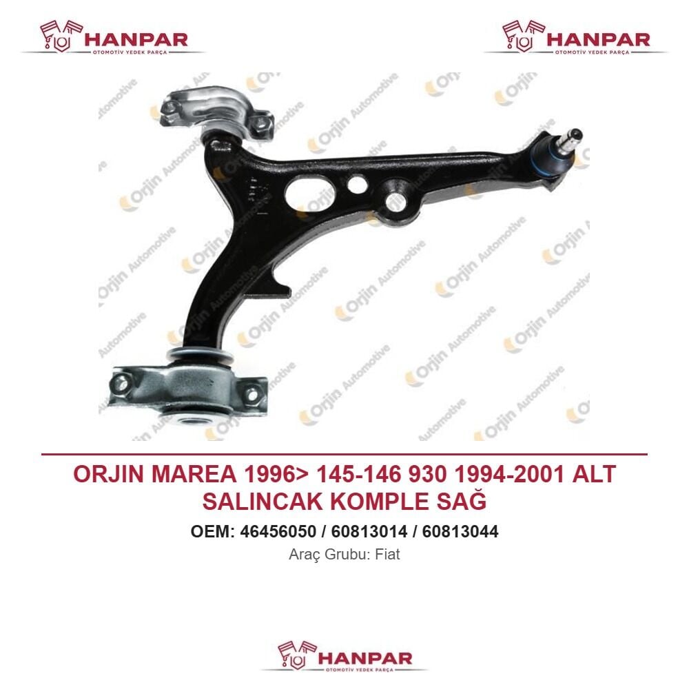 ORJIN MAREA 1996> 145-146 930 1994-2001 ALT SALINCAK KOMPLE SAĞ