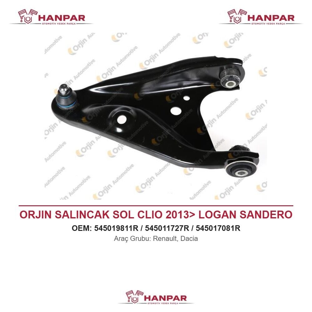 ORJIN SALINCAK SOL CLIO 2013> LOGAN SANDERO