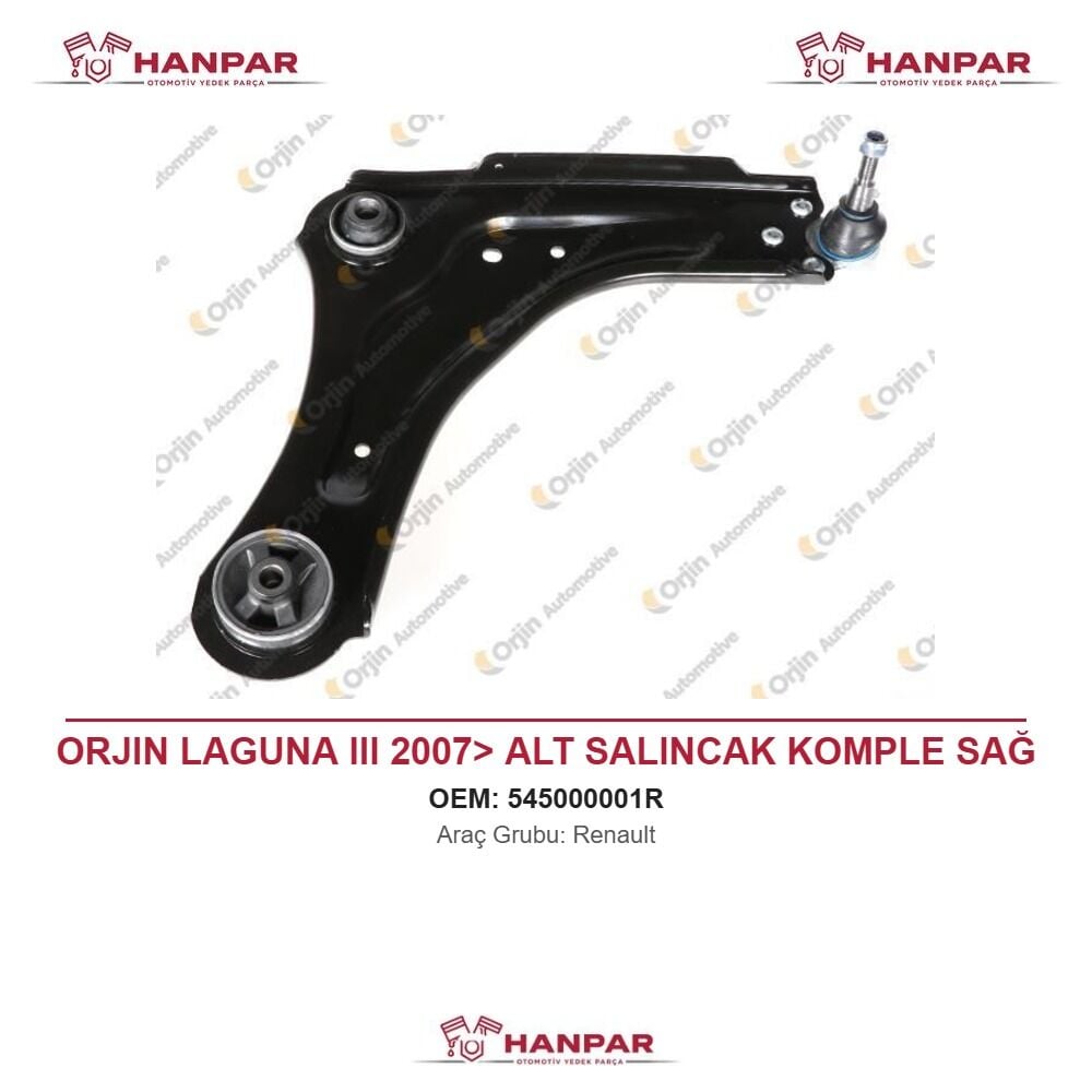 ORJIN LAGUNA III 2007> ALT SALINCAK KOMPLE SAĞ