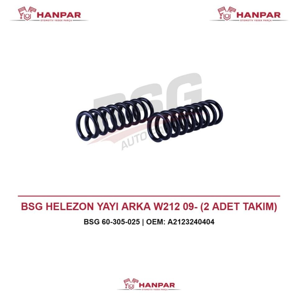 BSG HELEZON YAYI ARKA W212 09- (2 ADET TAKIM)
