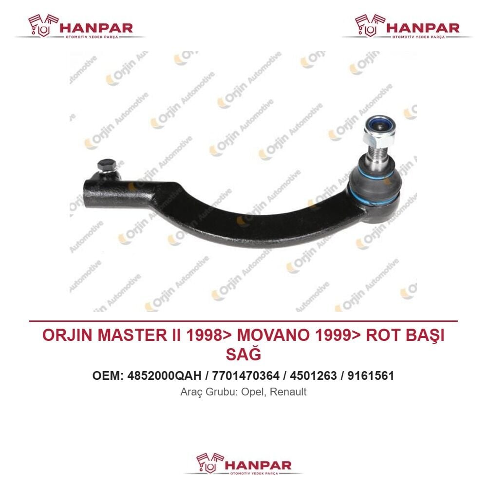 ORJIN MASTER II 1998> MOVANO 1999> ROT BAŞI SAĞ