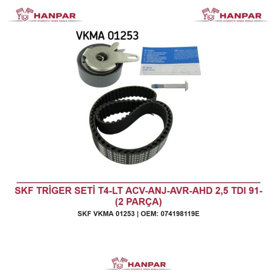 SKF TRİGER SETİ T4-LT ACV-ANJ-AVR-AHD 2,5 TDI 91- (2 PARÇA)