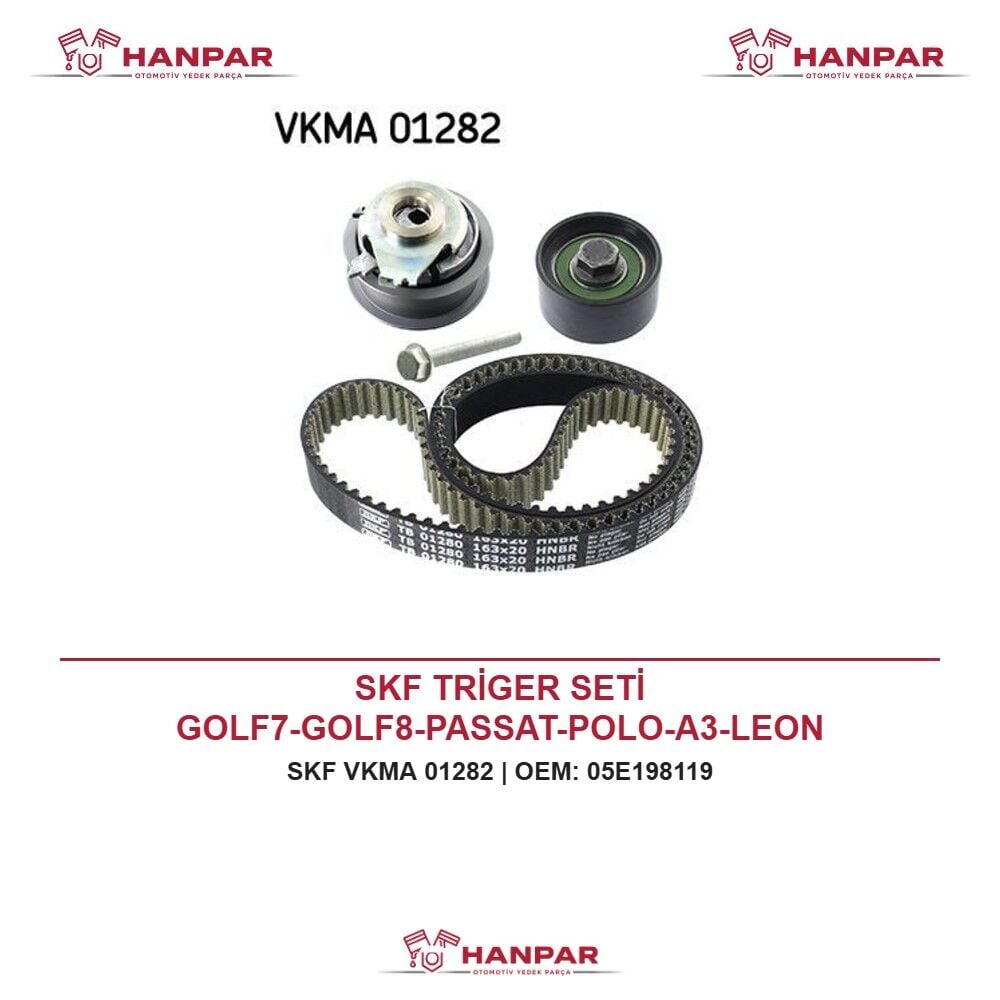 SKF TRİGER SETİ GOLF7-GOLF8-PASSAT-POLO-A3-LEON DACA-DADA-DPCA-DPBA-CRJA 1,5 TSI 17-