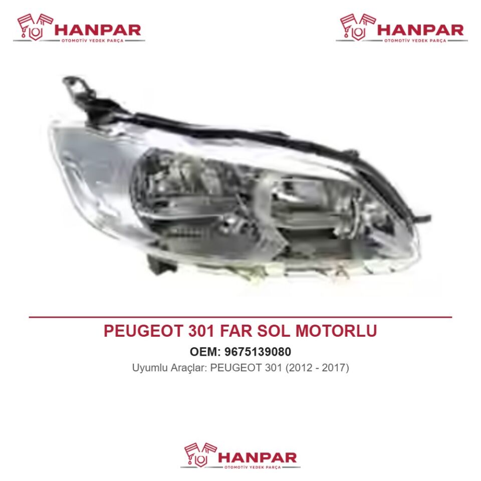 PEUGEOT 301 FAR SOL MOTORLU (2012-2017)