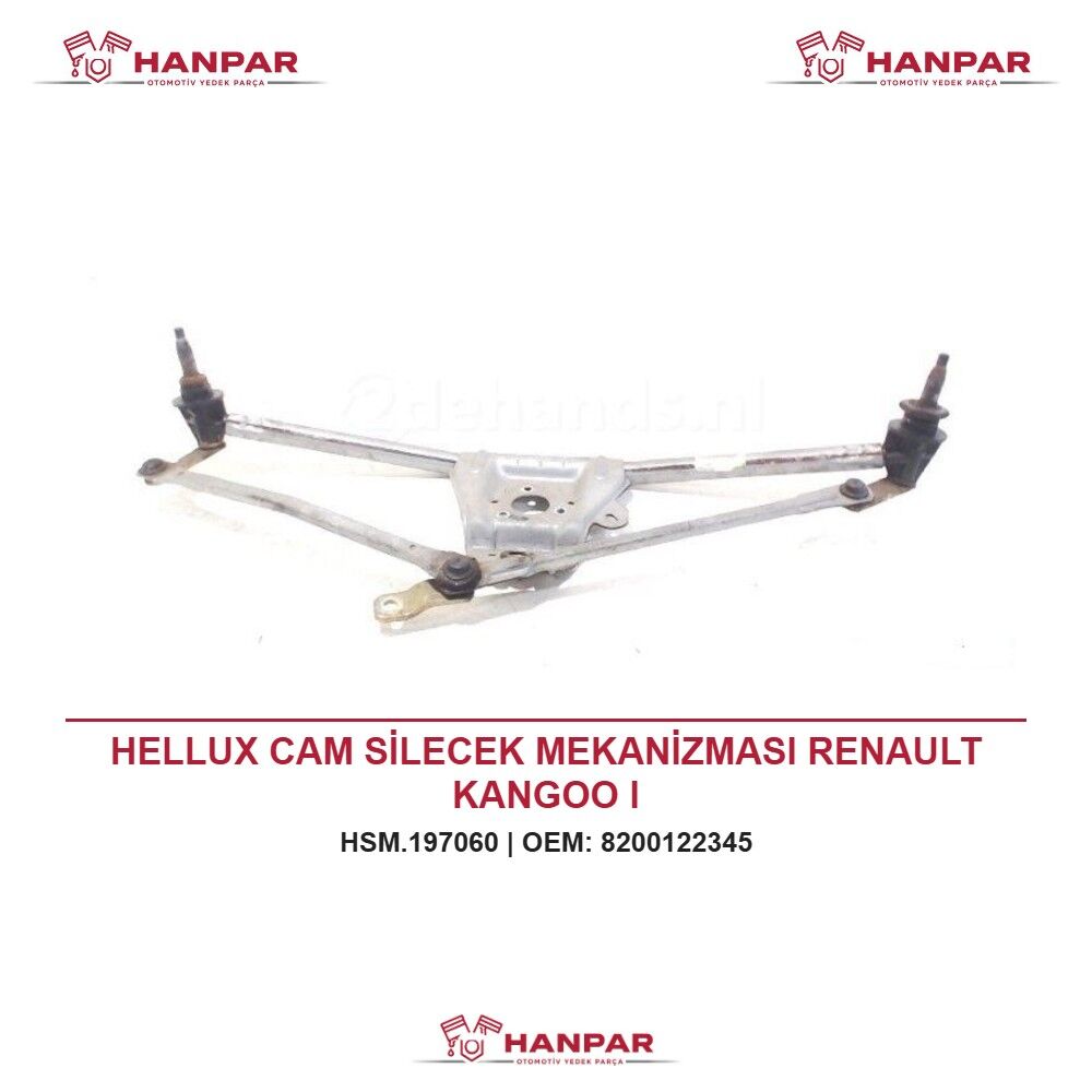 HELLUX CAM SİLECEK MEKANİZMASI RENAULT KANGOO I