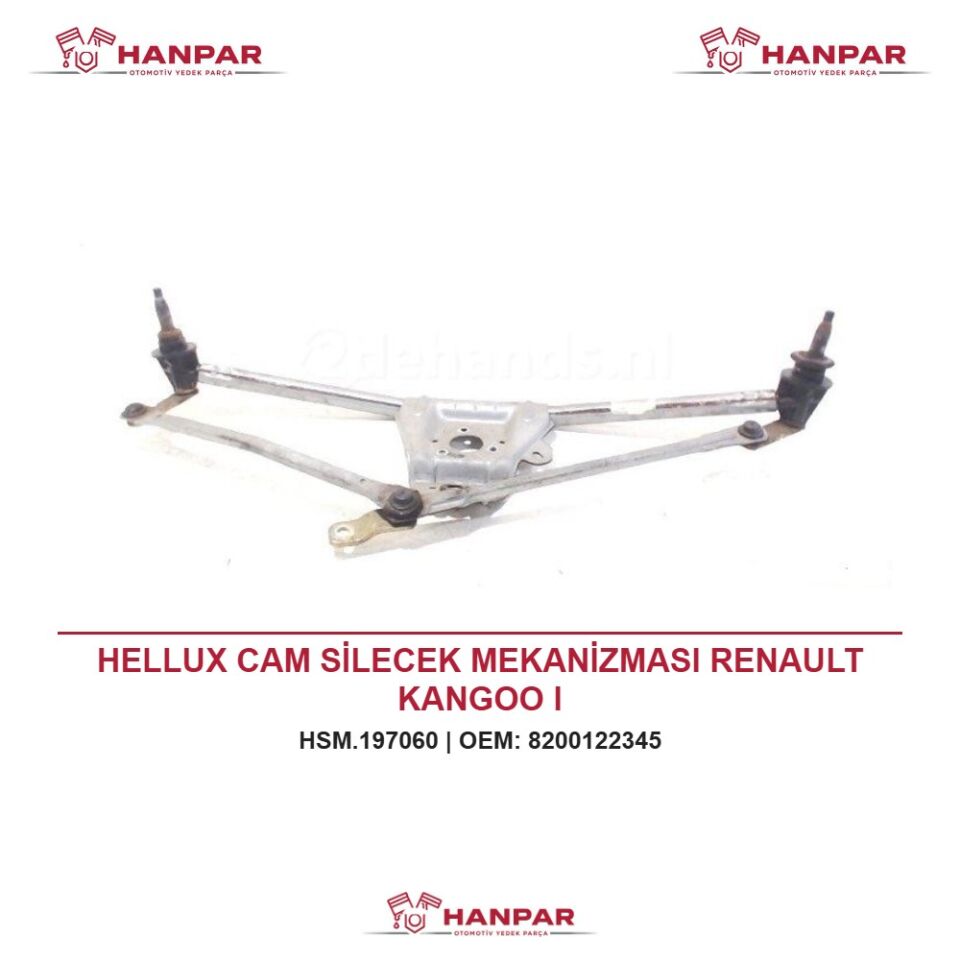 HELLUX CAM SİLECEK MEKANİZMASI RENAULT KANGOO I