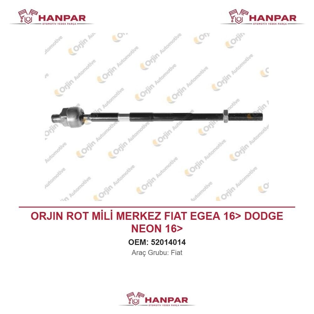 ORJIN ROT MİLİ MERKEZ FIAT EGEA 16> DODGE NEON 16>
