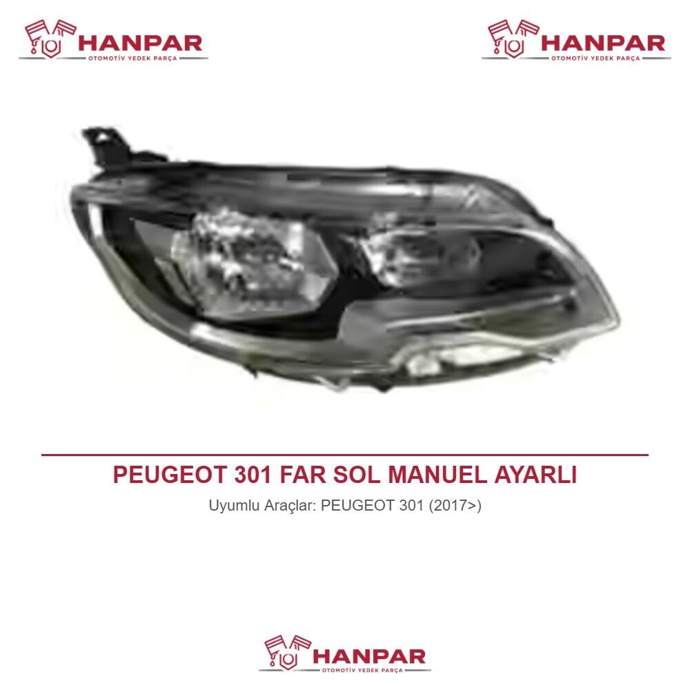 PEUGEOT 301 FAR SOL MANUEL AYARLI (2017>)