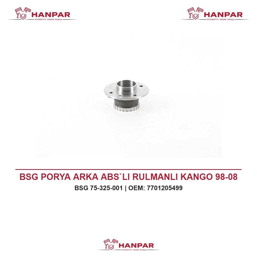 BSG PORYA ARKA ABS`LI RULMANLI KANGO 98-08
