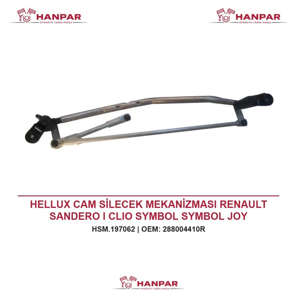 HELLUX CAM SİLECEK MEKANİZMASI RENAULT SANDERO I CLIO SYMBOL SYMBOL JOY