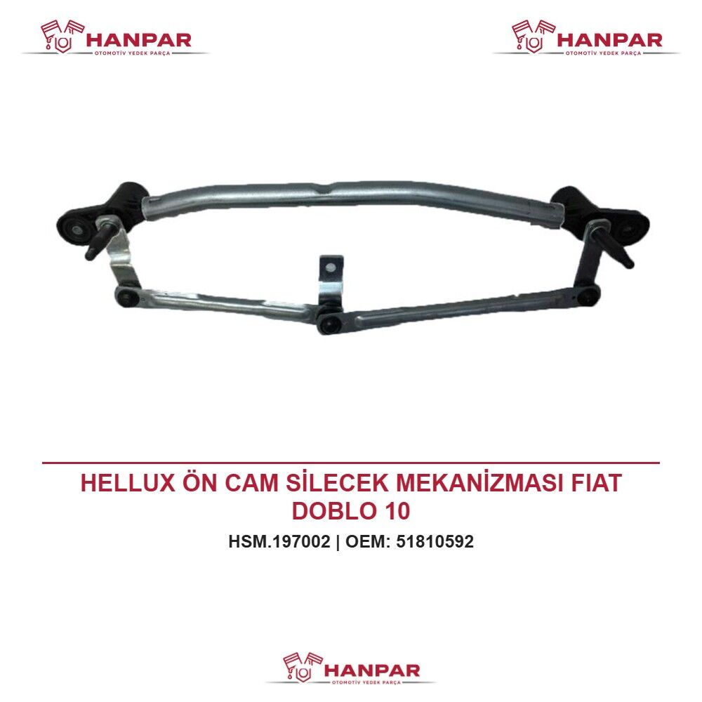 HELLUX ÖN CAM SİLECEK MEKANİZMASI FIAT DOBLO 10