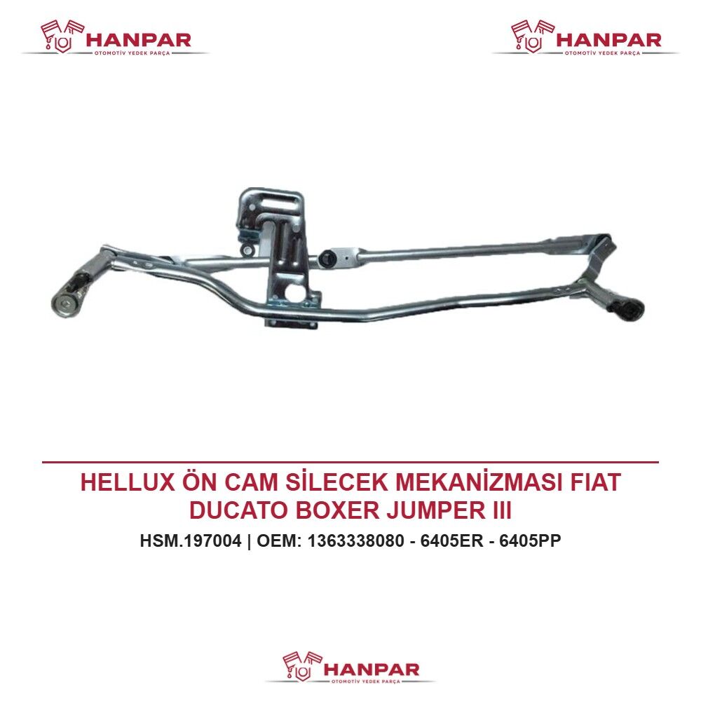HELLUX ÖN CAM SİLECEK MEKANİZMASI FIAT DUCATO BOXER JUMPER III
