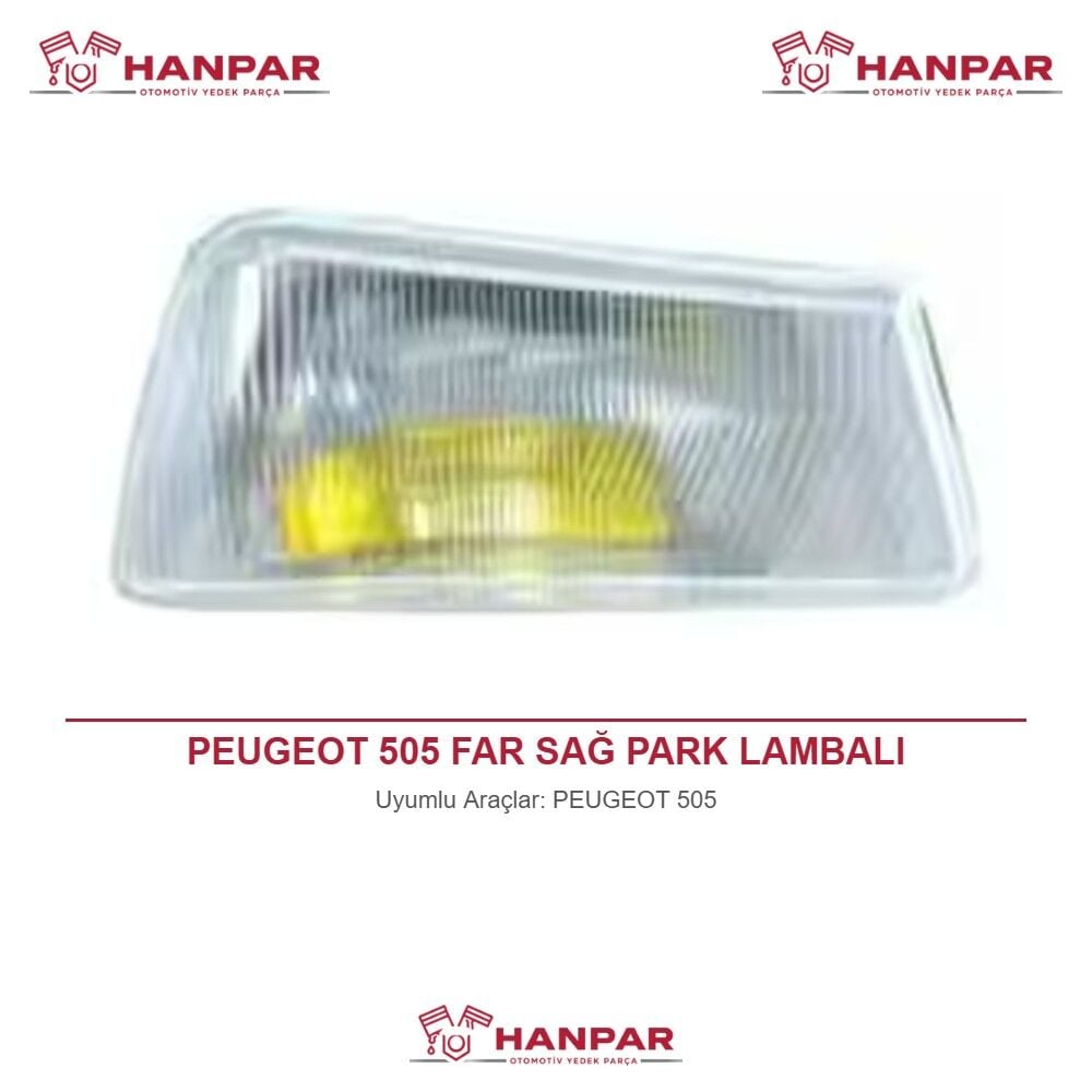 PEUGEOT 505 FAR SAĞ PARK LAMBALI