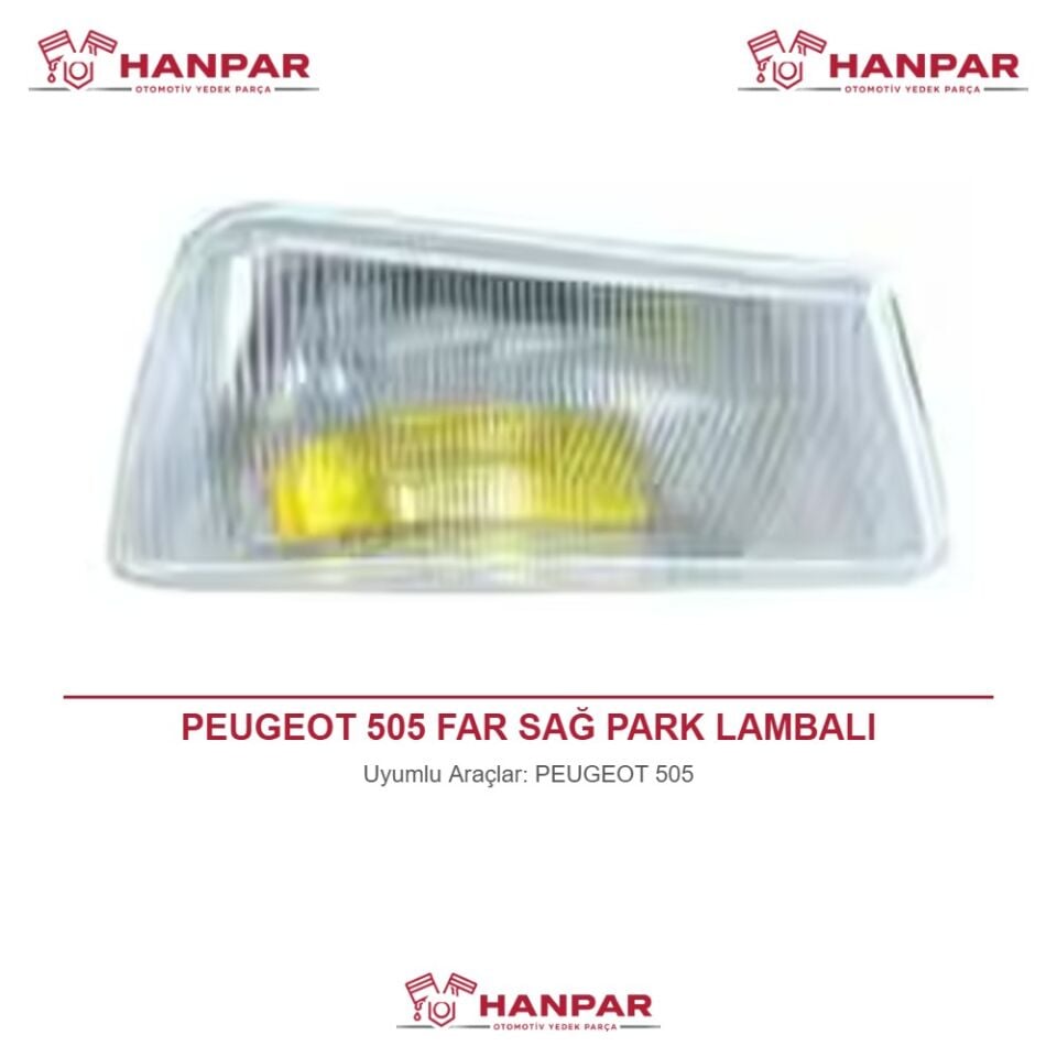 PEUGEOT 505 FAR SAĞ PARK LAMBALI