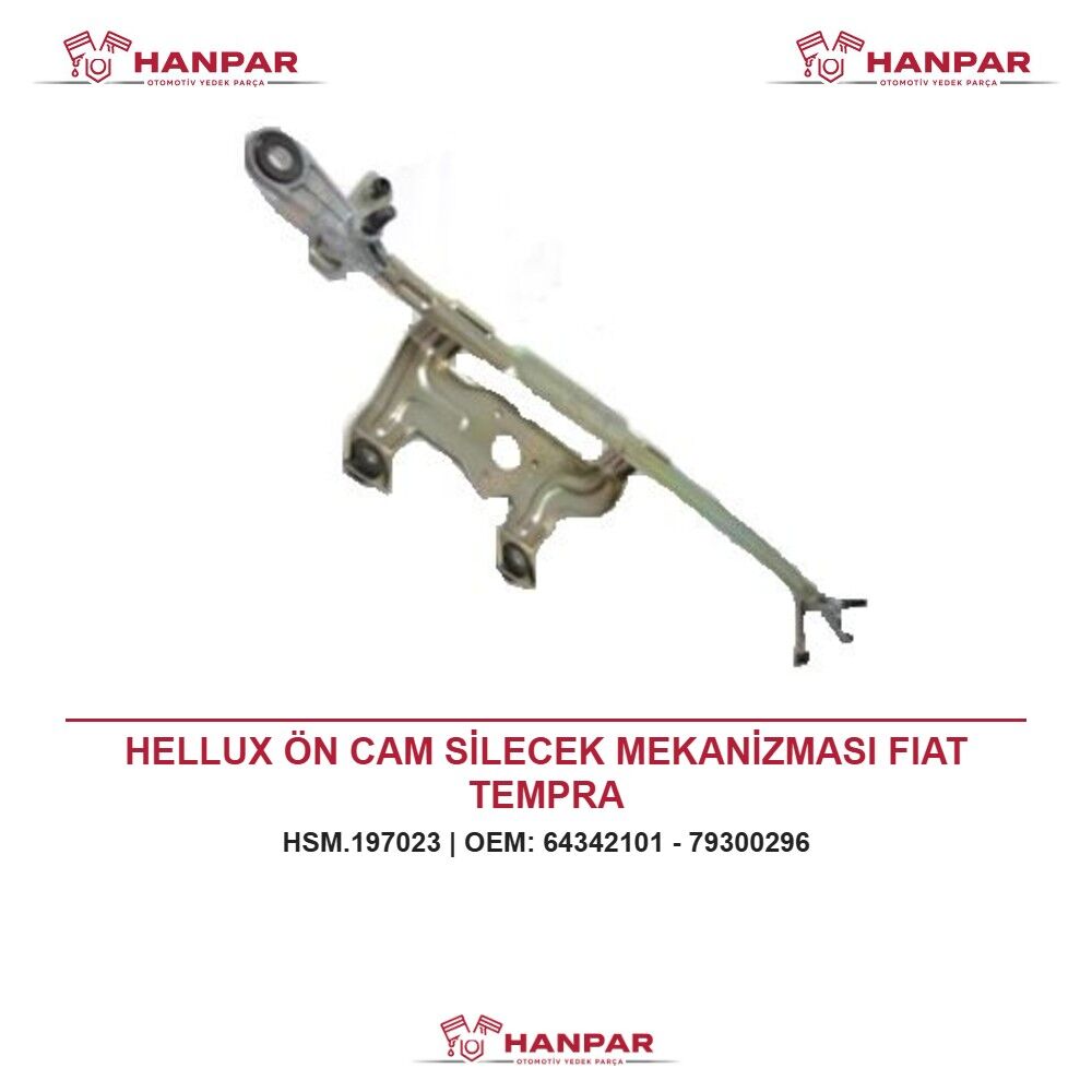 HELLUX ÖN CAM SİLECEK MEKANİZMASI FIAT TEMPRA