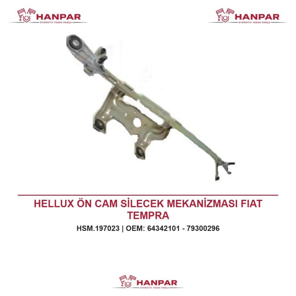 HELLUX ÖN CAM SİLECEK MEKANİZMASI FIAT TEMPRA