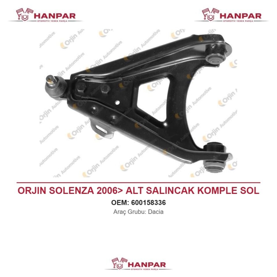 ORJIN SOLENZA 2006> ALT SALINCAK KOMPLE SOL